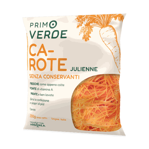 Confezione Carota julienne Primoverde